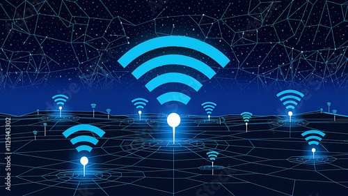 wireless network concept 