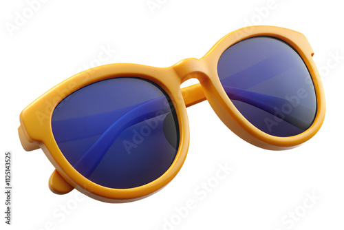 sunglasses 3d plastic icon isolated