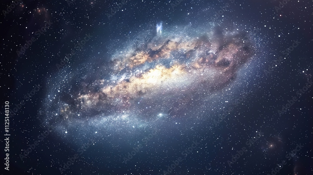 Cosmic texture huge Milky Way galaxy background Cosmic texture huge Milky Way galaxy background