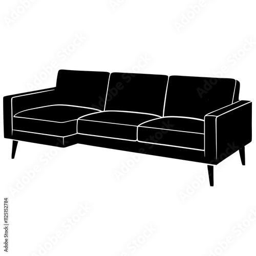 sofa isolated