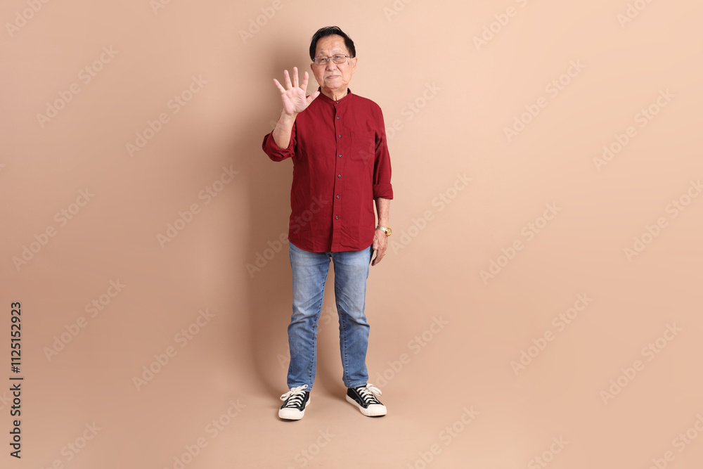 Senior East Asian Man Senior East Asian Man