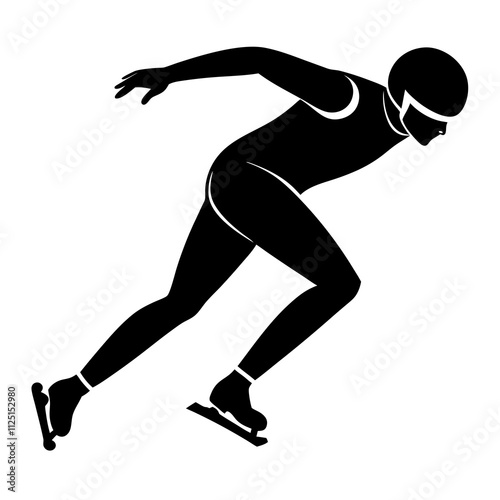 silhouette of a person running