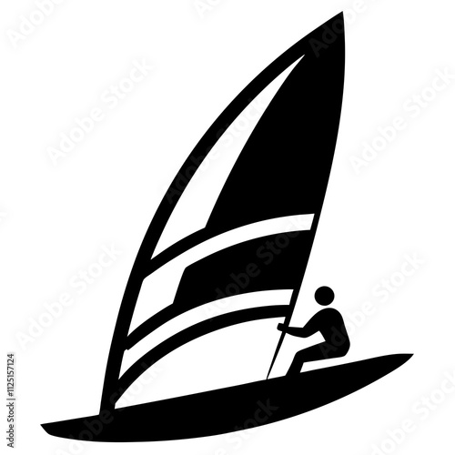 silhouette of a yacht