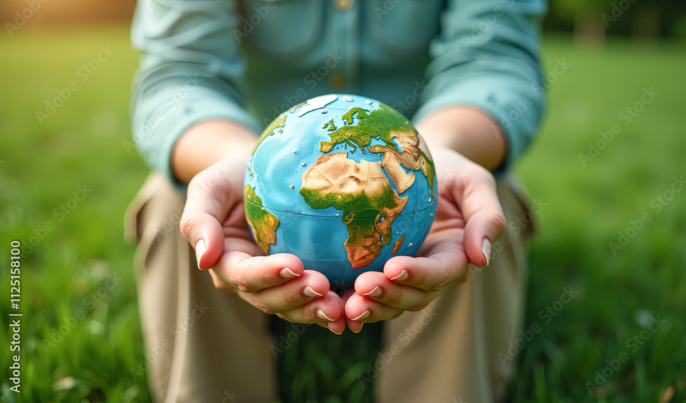 the blue green planet earth in the hands, the concept of environmental protection the blue green planet earth in the hands, the concept of environmental protection