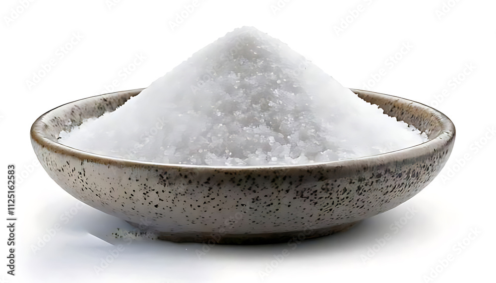 salt white and powder isolated on white background cutout salt white and powder isolated on white background cutout