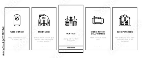 energy storage power system onboarding mobile vector grid lithium, ion electric, photovoltaic wind, green industry, technology, smart energy storage power system illustrations