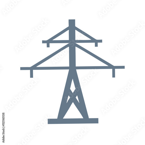 Tower isolated on white background