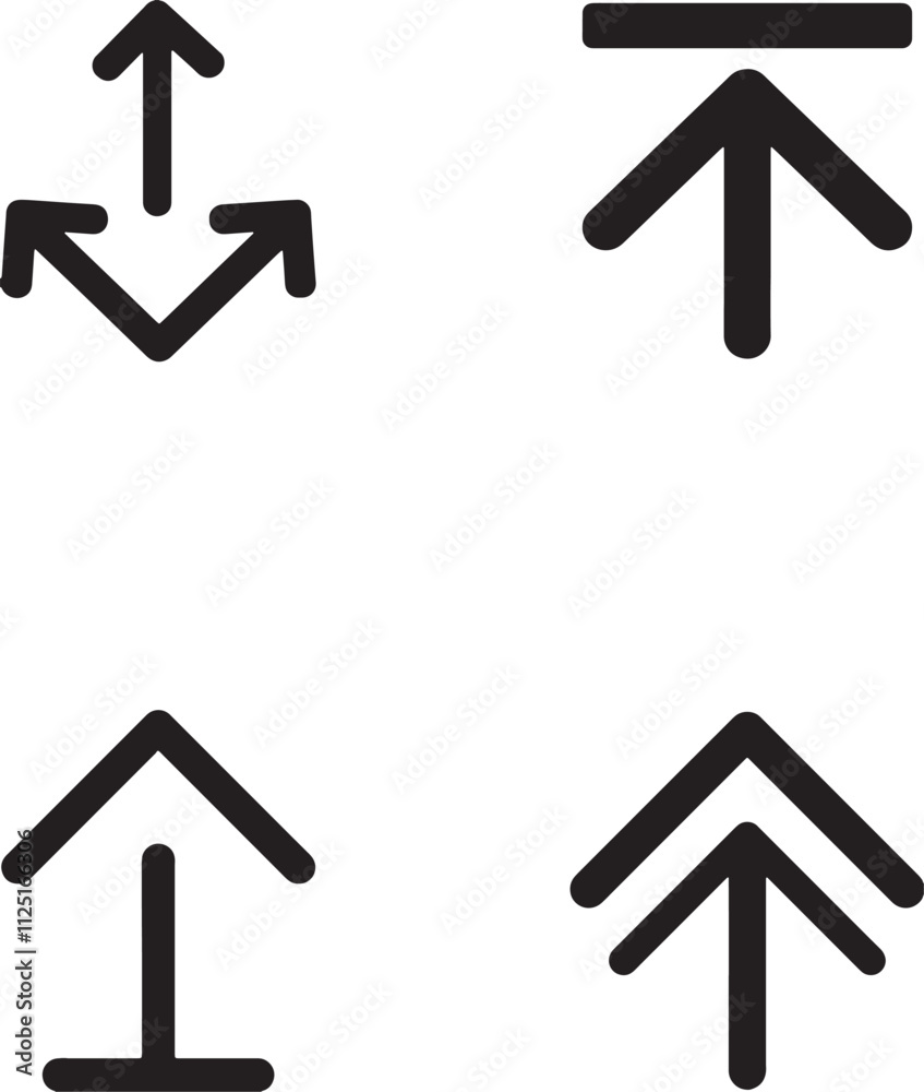 Arrow icon set. Arrows vector collection. Arrow. Black arrow icons. Different arrow signs. Modern simple solid arrows collection Arrow icon set. Arrows vector collection. Arrow. Black arrow icons. Different arrow signs. Modern simple solid arrows collection