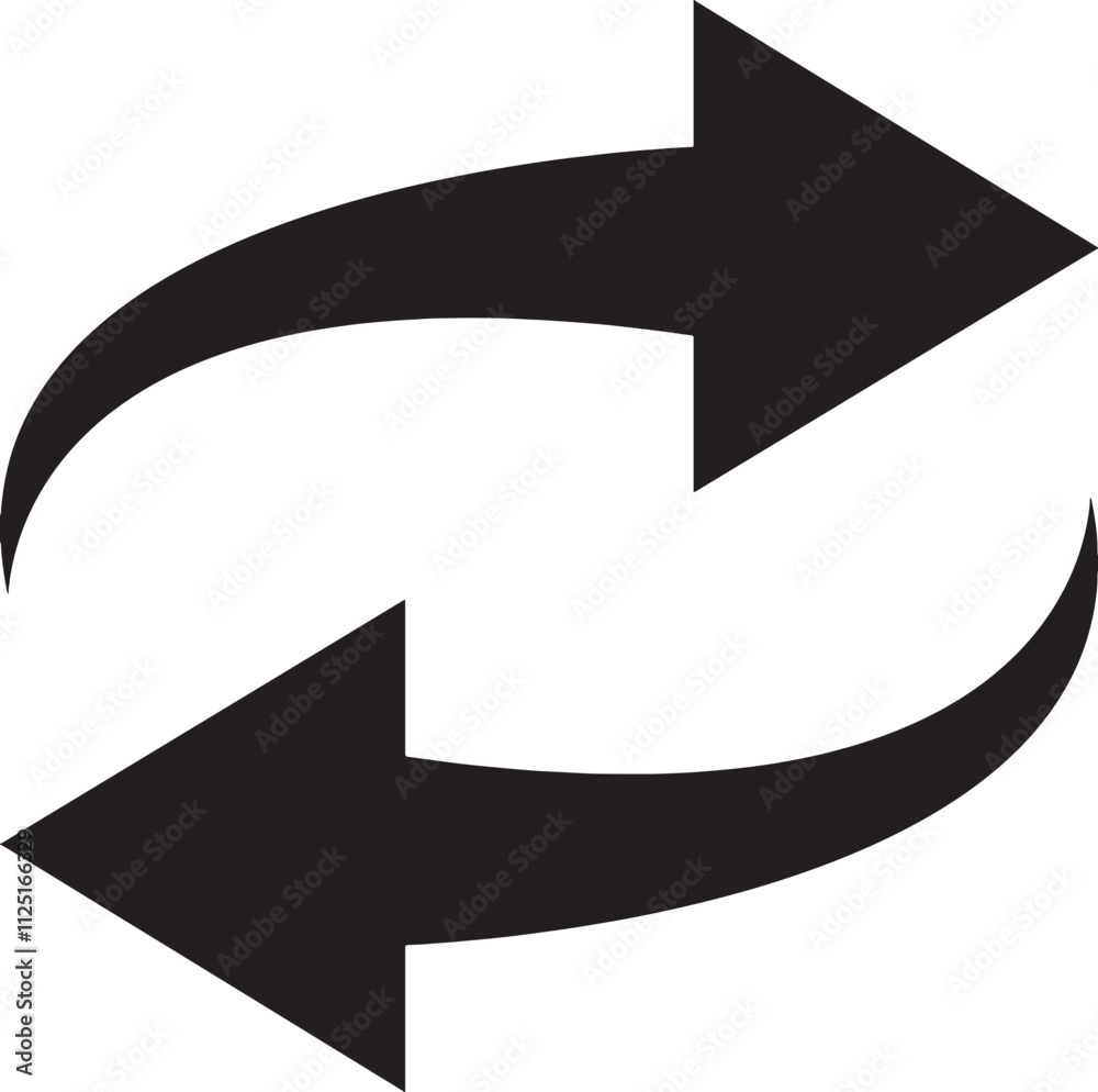 Black arrows set. Curved arrows. Arrow sign. Flat style icons. Superset different shape hand drawn arrows. Doodle-style curved and squiggly arrows