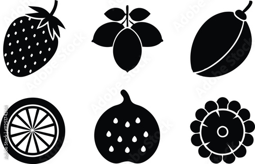 Wallpaper Mural set of fruit Torontodigital.ca