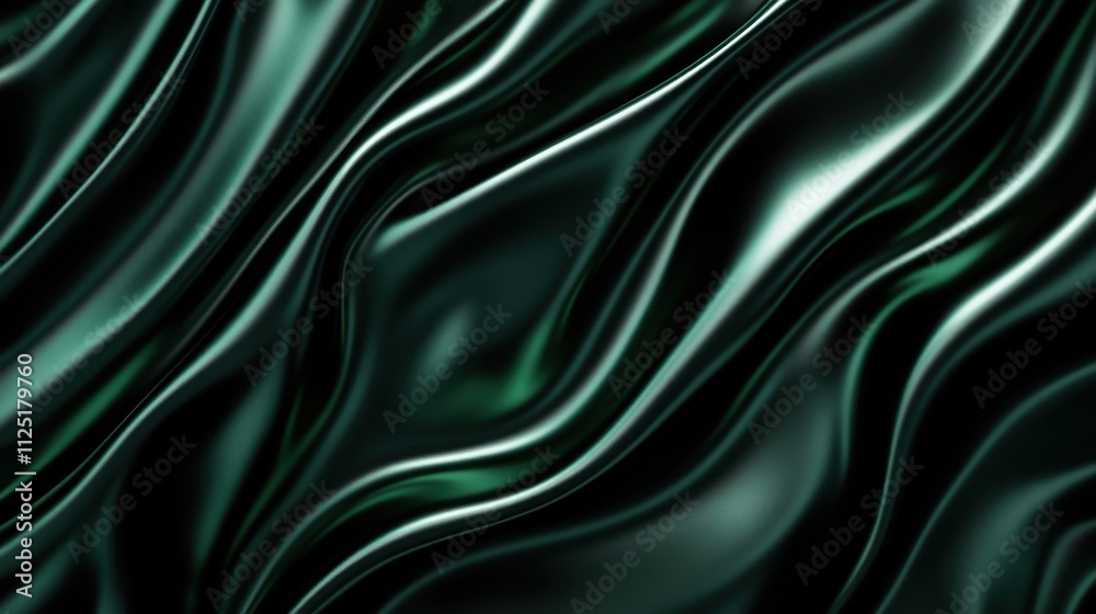 Flowing and luxurious emerald green silk fabric highlighted by gentle shadows evokes a touch of elegance, refinement, and an aura of timeless beauty. Flowing and luxurious emerald green silk fabric highlighted by gentle shadows evokes a touch of elegance, refinement, and an aura of timeless beauty.