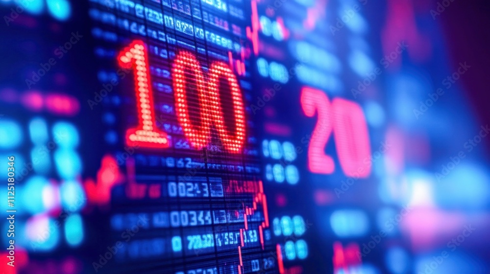 Financial Stock Market Data Display Financial Stock Market Data Display