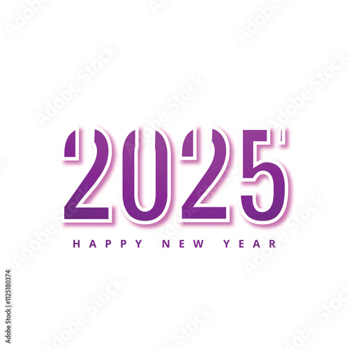 2025 happy new year celebration greeting card background