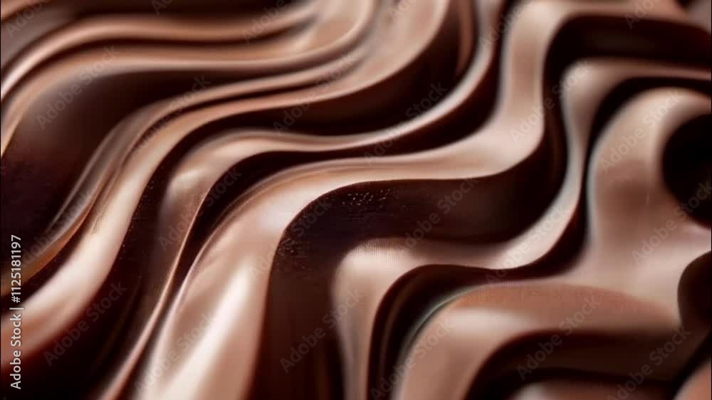 Beautiful tasty liquid chocolate on the wave abstract dark background Beautiful tasty liquid chocolate on the wave abstract dark background