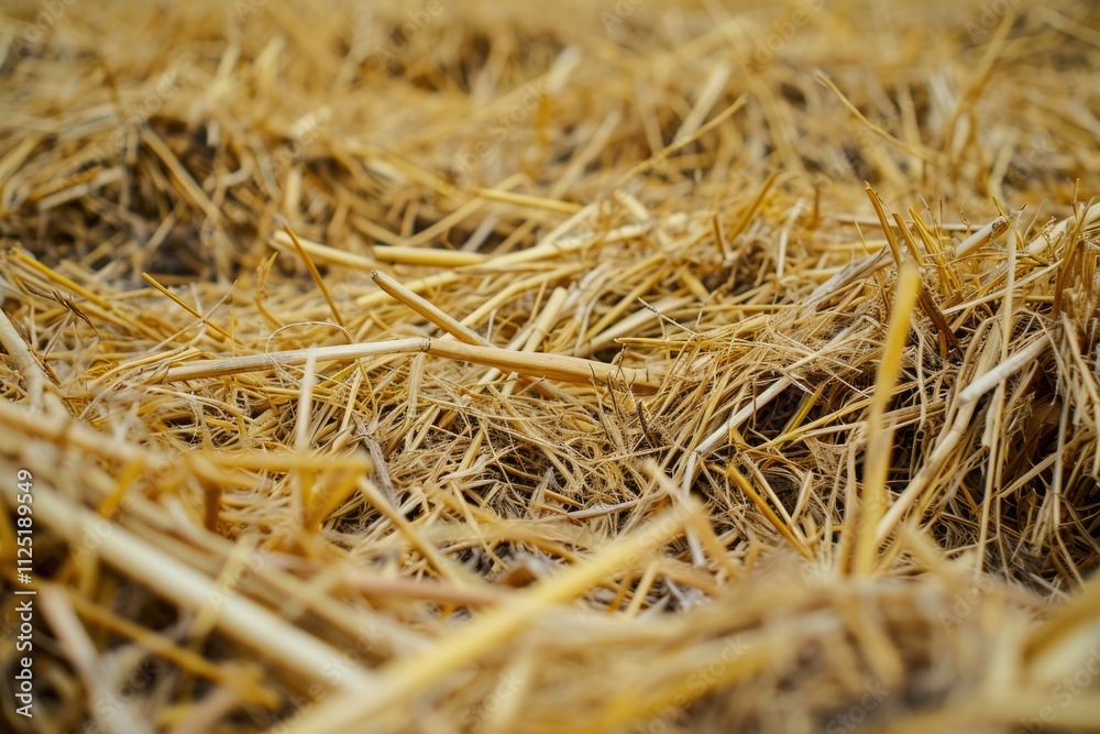 Golden Straw Texture: Nature's Harvest on the Summer Ground Golden Straw Texture: Nature's Harvest on the Summer Ground