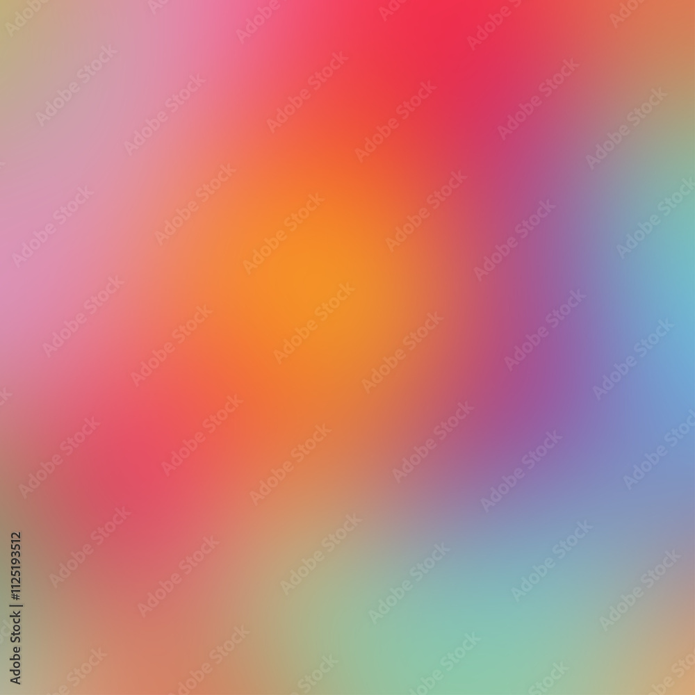 Obraz premium Vibrant square Gradient Background - Perfect for Modern Designs