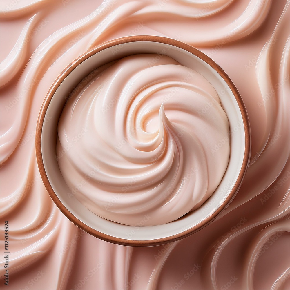Generated image An appealing creamy food texture with a minimalist aesthetic Generated image An appealing creamy food texture with a minimalist aesthetic