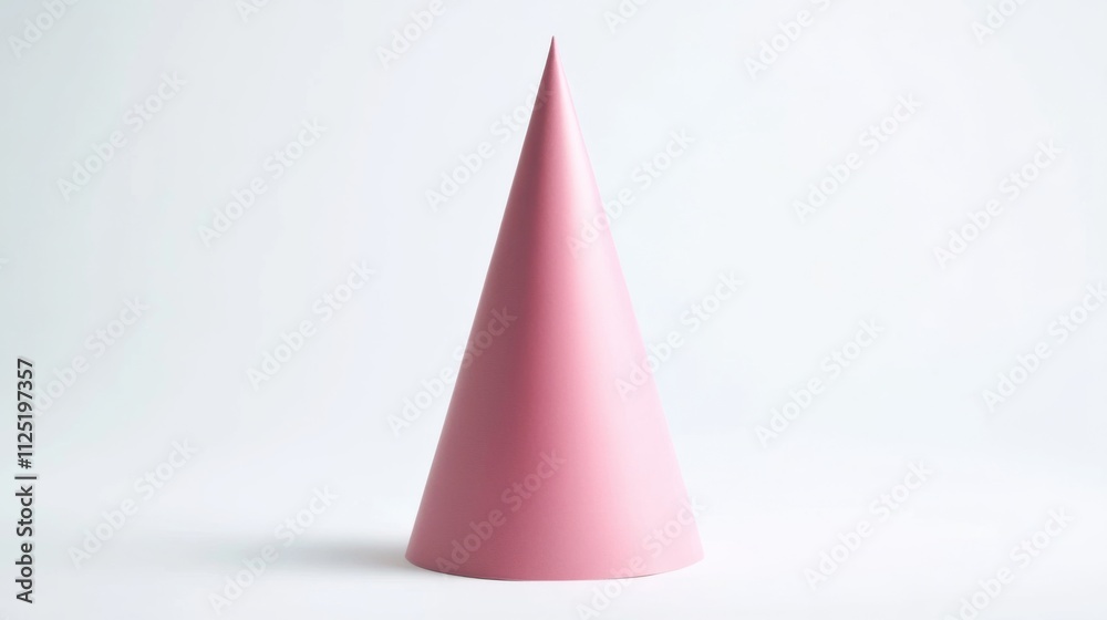 Elegant Pink Cone Shape Graphic Design Elegant Pink Cone Shape Graphic Design