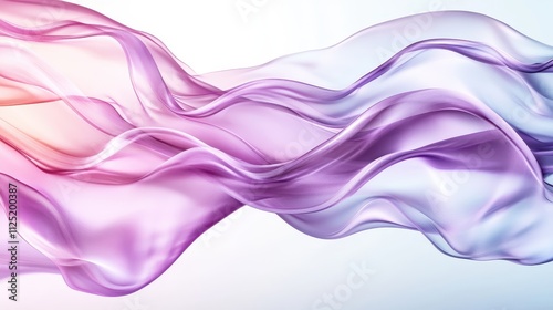 Wallpaper Mural Swirling waves in shades of purple create a graceful and elegant composition, blending serene movements with a touch of mystery and sophistication. Torontodigital.ca