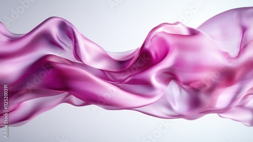 This image features bold magenta waves, showcasing dynamic movement and vibrant beauty, blending elements of fluidity and elegance in a striking composition. photo