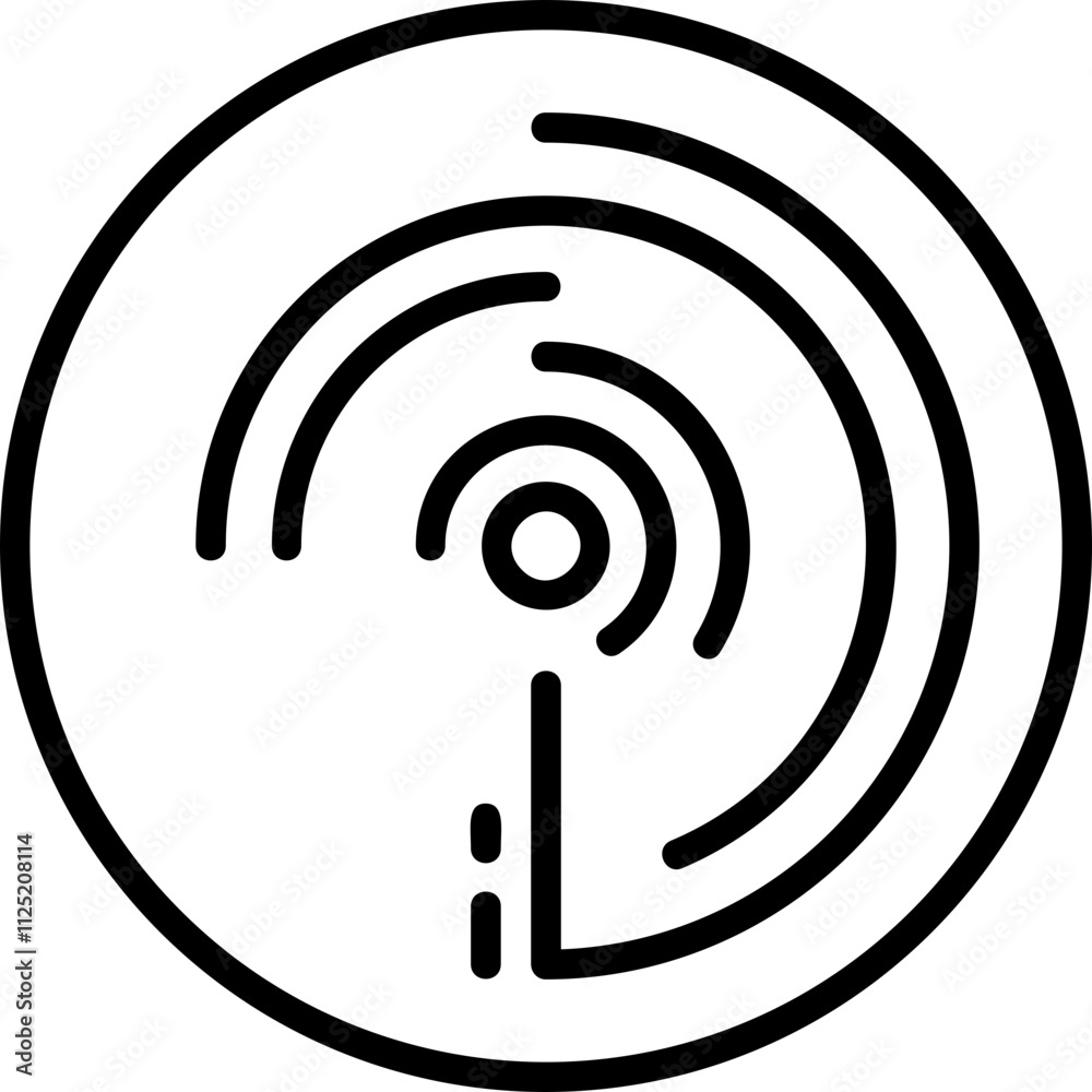 Forecasting Model Icon Forecasting Model Icon