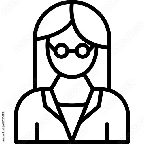 Female Professor Icon