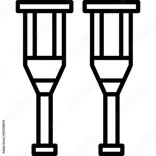 Crutches Icon