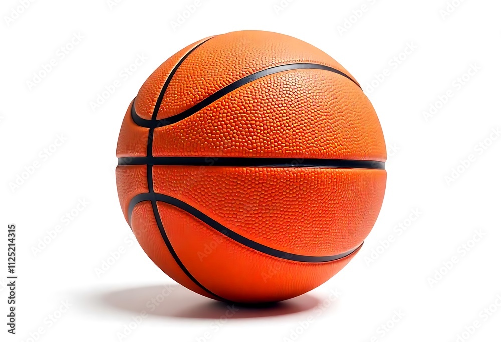 Obraz premium basketball ball isolated on white background 