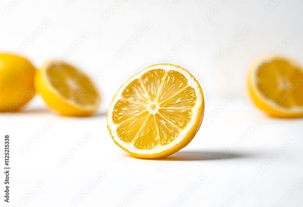 lemon on a white background lemon on a white background