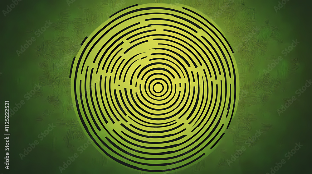Circle labyrinth. Labyrinth. Illustration Circle labyrinth. Labyrinth. Illustration