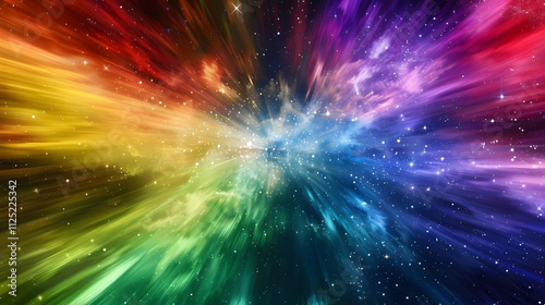 cosmic spectrum explosion: a journey through limitless possibilities. generative ai