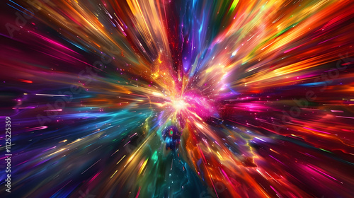 cosmic spectrum explosion: a journey through limitless possibilities. generative ai