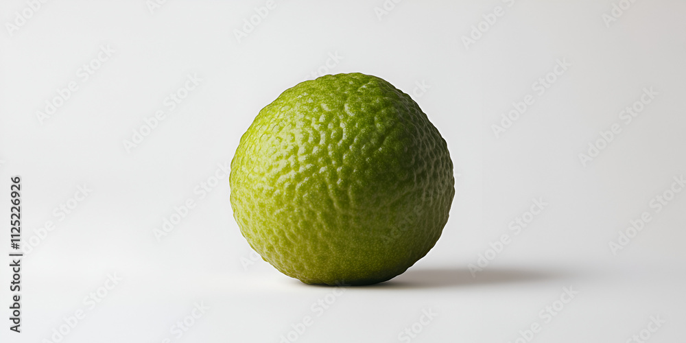 Fresh Lime Isolated on White Background