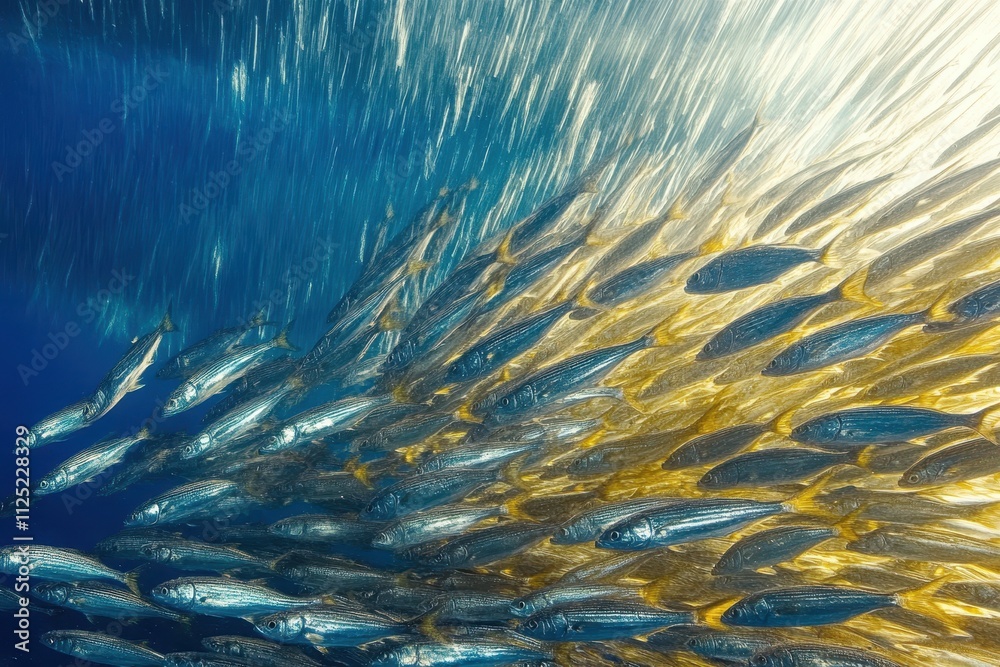 School of Yellowtail Snappers School of Yellowtail Snappers