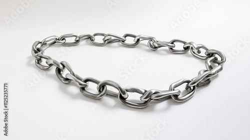 A Close-Up of a Metal Chain, Studio Shot