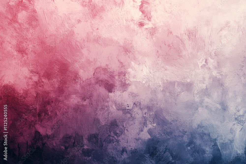 Fototapeta premium painting with a pink and blue background. The background is a mix of pink and blue colors