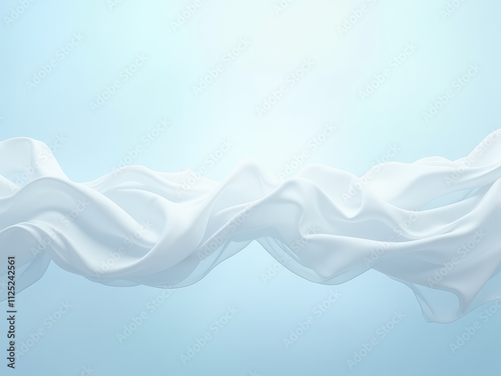 Minimalist Blue Gradient Background with Abstract Waves Design Minimalist Blue Gradient Background with Abstract Waves Design