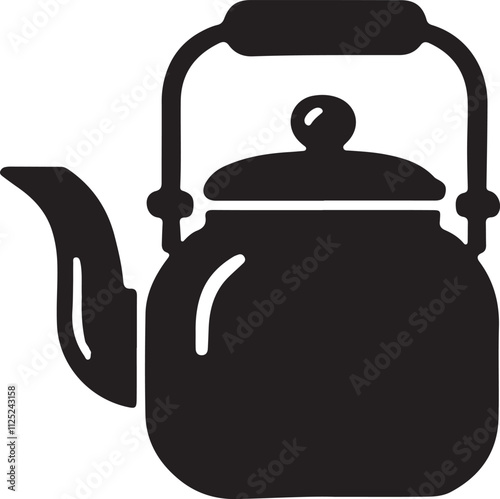 teapot isolated on white background