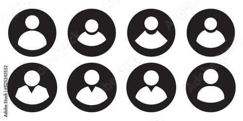 profile default avatar icon. user account dp symbol for social media website, app. vector illustration on transparent background.