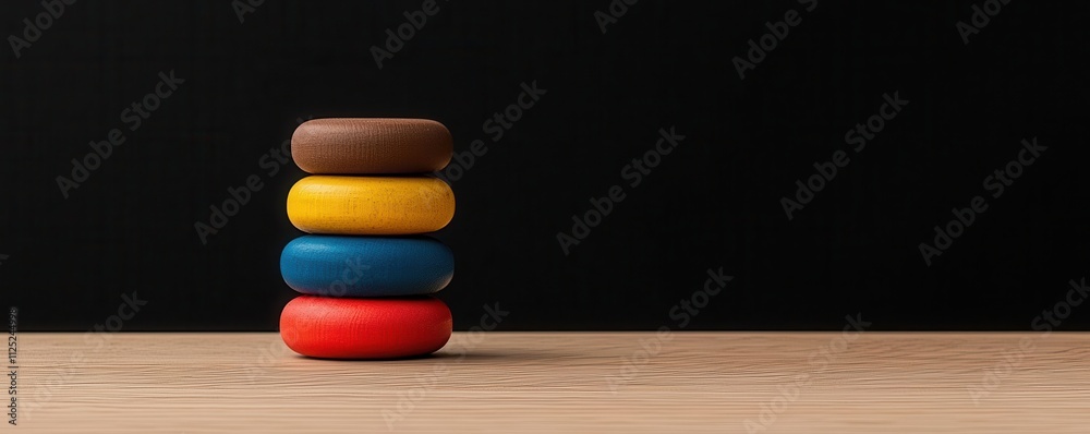 good growth and stability concept. Image of a diversified investment portfolio with stable growth trends, good growth stability trends, balanced financial planning