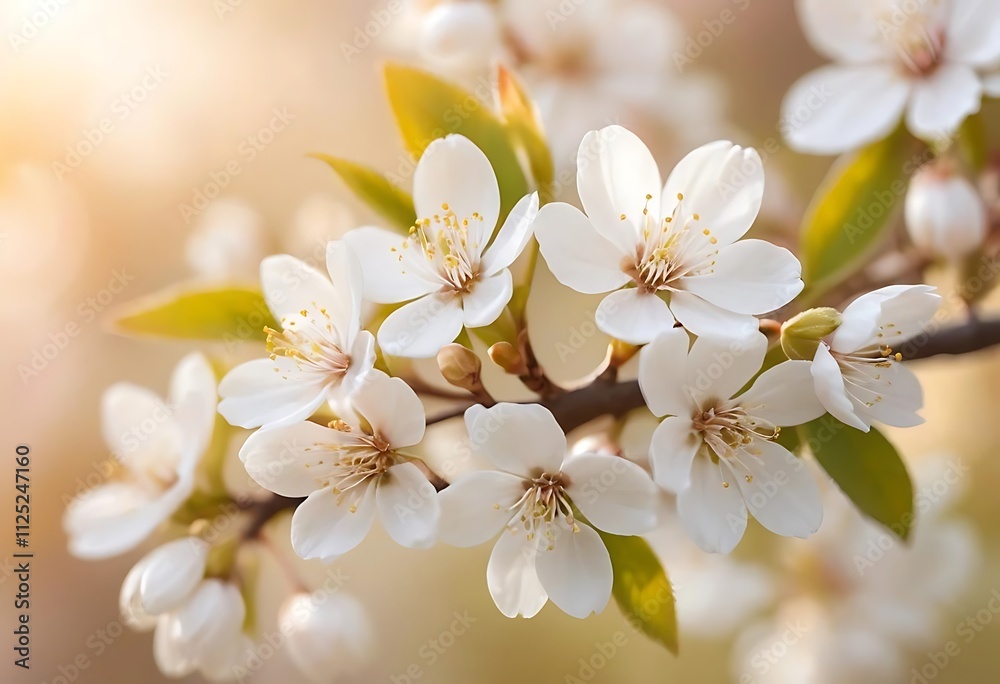 Background of cherry blossom; spring flower with blurred background Background of cherry blossom; spring flower with blurred background
