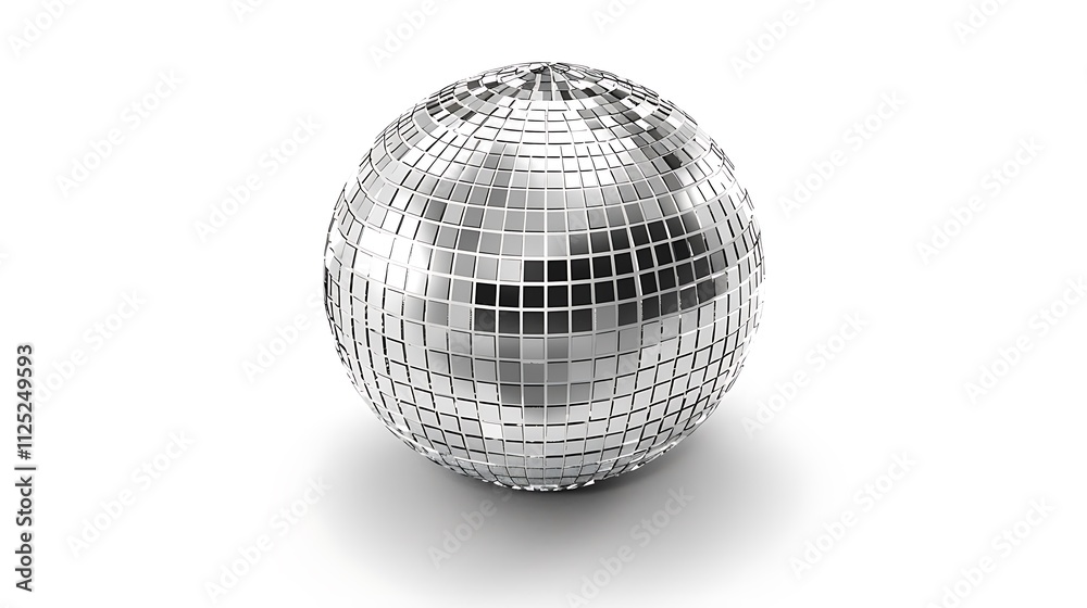Disco ball on white background Disco ball on white background