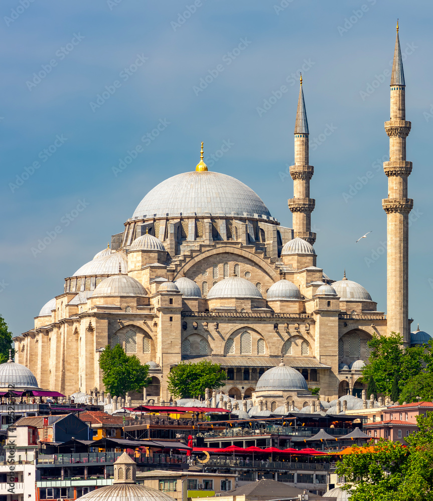 Fototapeta premium Suleymaniye mosque in Istanbul, Turkey
