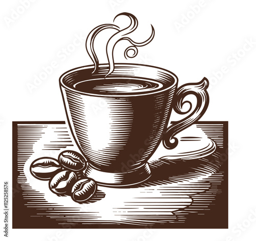 cup of hot coffee