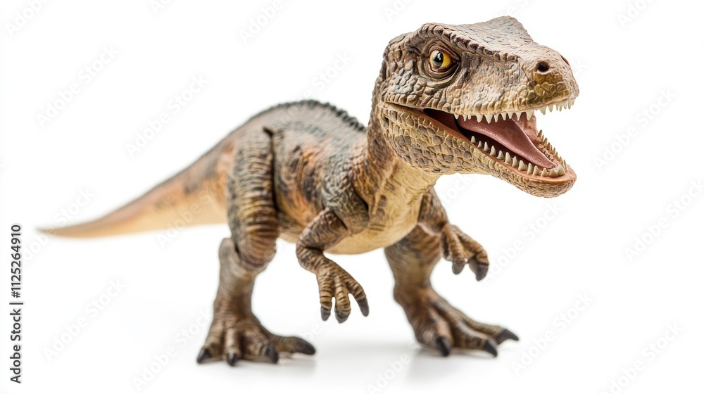 Obraz premium Juvenile Tyrannosaurus Rex Dinosaur Toy Model