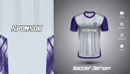 Soccer jersey design for sublimation or football jersey design