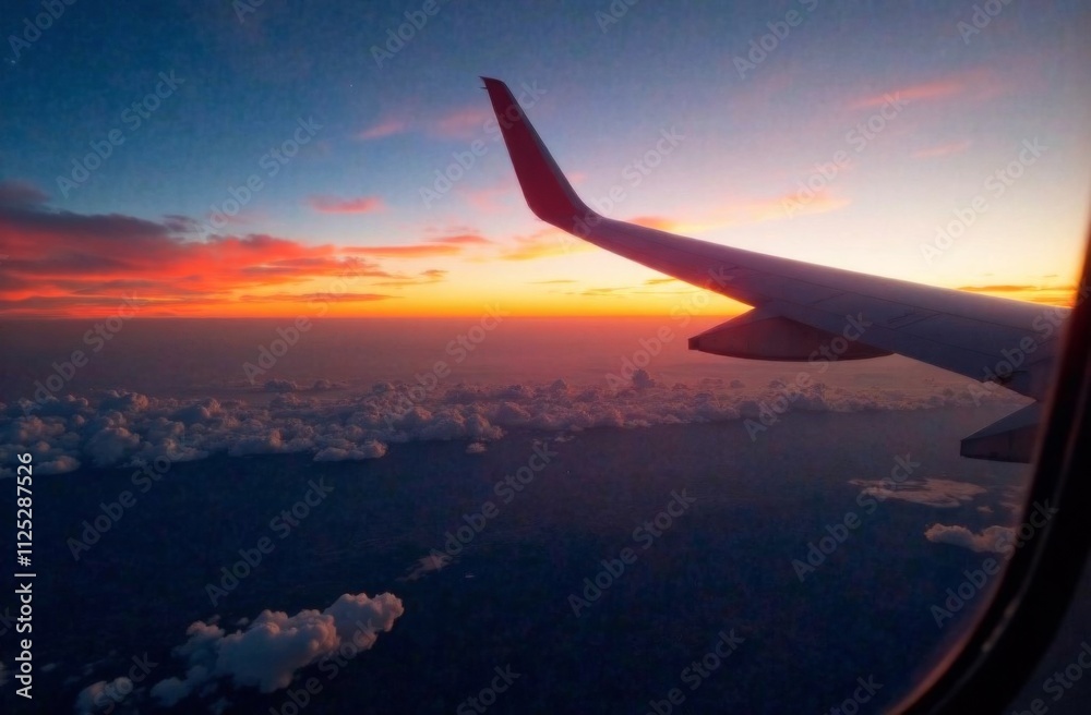 view from airplane window view from airplane window