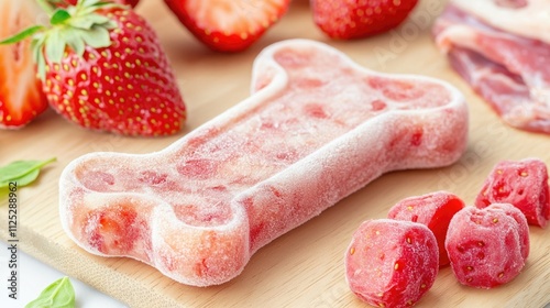 Frozen Dog Treat with Fruit and Meat