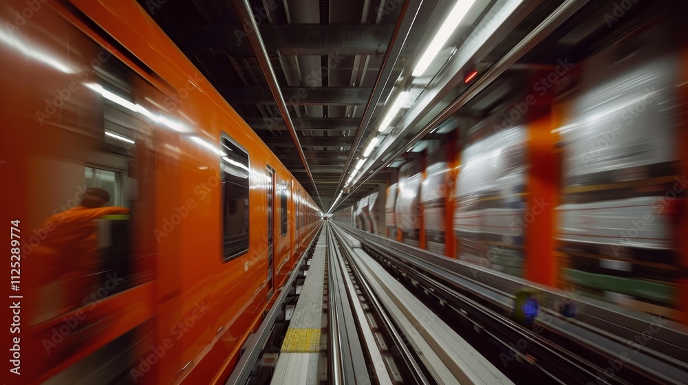 Dynamic warehouse scenes capturing the energy of automated conveyors and vibrant product packages Dynamic warehouse scenes capturing the energy of automated conveyors and vibrant product packages