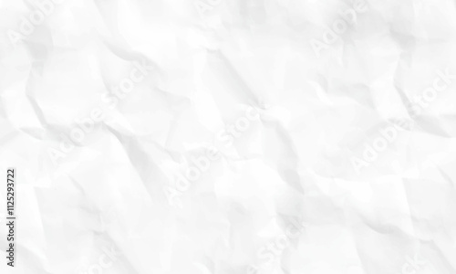 White crumpled paper abstract background. close up white crumpled paper background	